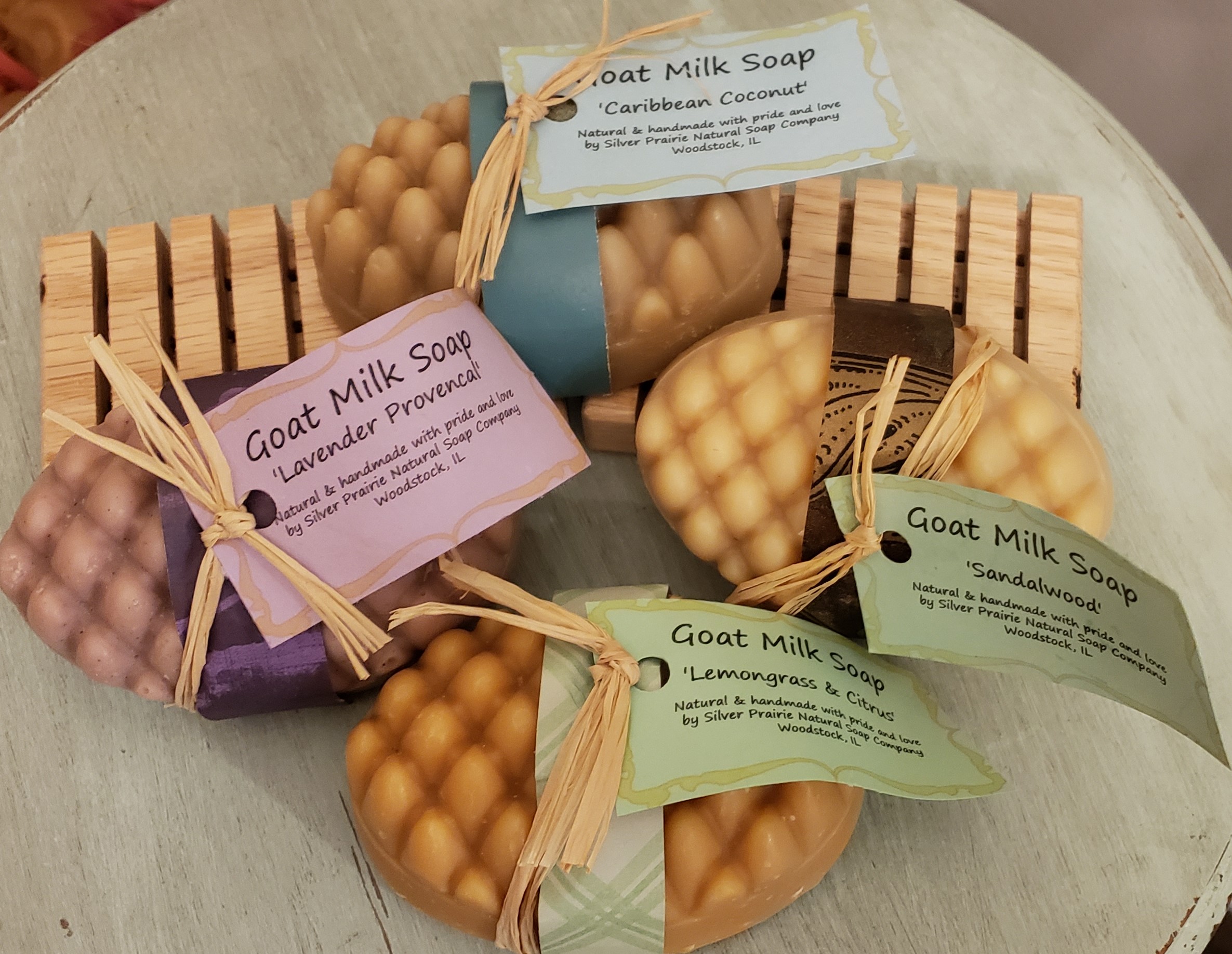 Massage Bars With Loofa - Silver Prairie Natural Soap - Woodstock, IL
